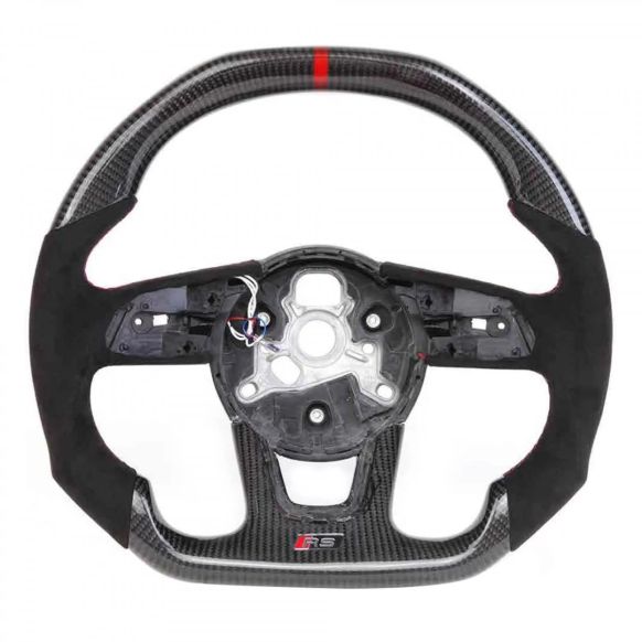 Apexsteer Carbon Fiber OEM Steering Wheel at102565 - V2 | Audi A3 | A4 | A5 | S3 | RS3 | S4 | RS4 | S5 | RS5 S-Line 2017-2022