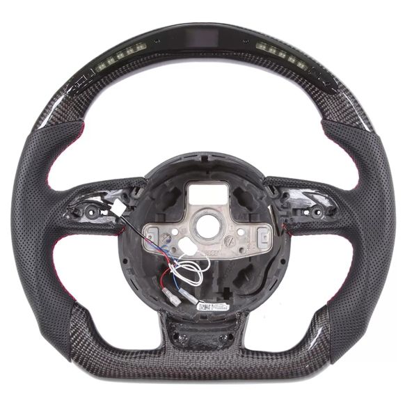Apexsteer Carbon Fiber Steering Wheel + LED Dash at104901 | Audi S3 2012-2022