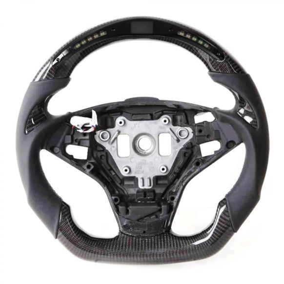 Apexsteer Carbon Fiber Steering Wheel+ LED at102562 | BMW 5 Series M5 E60 E61 525i 528i 530i 540i 2001-2010