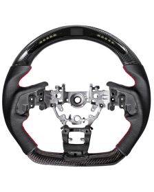 Apexsteer Carbon Fiber Steering Wheel +LED Dash Display | Subaru Crosstrek 2018-2024