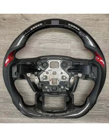 Apexsteer Carbon Fiber Steering Wheel +LED Dash at101901 | Ford F-150 | F-250 | F-350 2015-2020