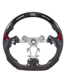 Apexsteer Carbon Fiber Steering Wheel +LED Dash at101903 | Infiniti G37 | G25 | QX50 2011-2017
