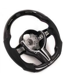 Apexsteer Carbon Fiber M Performance Steering Wheel +LED at102111-DL| BMW M2 F87 M3 F80 M4 F82 F83 M5 F10 / 2 3 4 Series/ X5 X6
