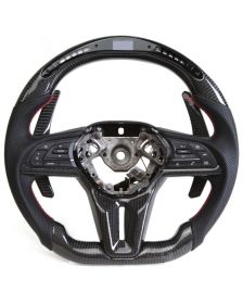 Apexsteer Carbon Fiber Steering Wheel +LED Dash Display | Nissan GTR R35 2017-2022