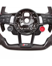 Apexsteer Carbon Fiber Steering Wheel +LED Dash vz102200 | Audi R8 2016-2020