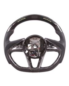 Apexsteer Carbon Fiber Steering Wheel +LED Dash at102216 | McLaren 720s | 765LT | Senna