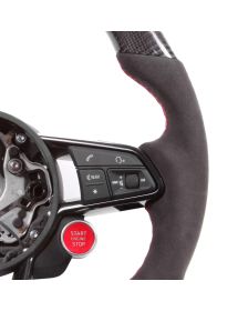 Apexsteer Carbon Fiber Steering Wheel LED Dash at102326 | Audi R8 2006–2015
