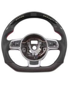 Apexsteer Carbon Fiber Steering Wheel LED Dash at102326 | Audi R8 2006–2015