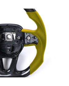 Apexsteer Carbon Fiber Steering Wheel+ LED at102509 | Dodge Challenger 2011-2014