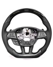 Apexsteer Carbon Fiber Steering Wheel+ LED at102417| Ford Focus/ Escape 2015-2019