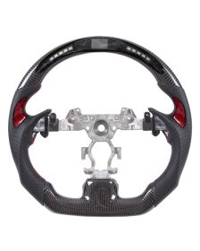 Apexsteer Carbon Fiber Steering Wheel + LED Dash at104876
