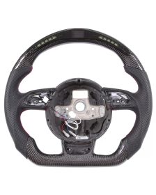 Apexsteer Carbon Fiber Steering Wheel + LED Dash at104899 | Audi S3 2012-2022