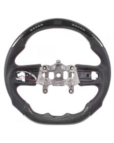 Apexsteer Carbon Fiber Steering Wheel + LED Dash at104959 | Jeep Wrangler JL 2019-2021