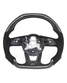 Apexsteer Carbon Fiber Steering Wheel + LED at105119 - V2 | Audi A3 2017-2022