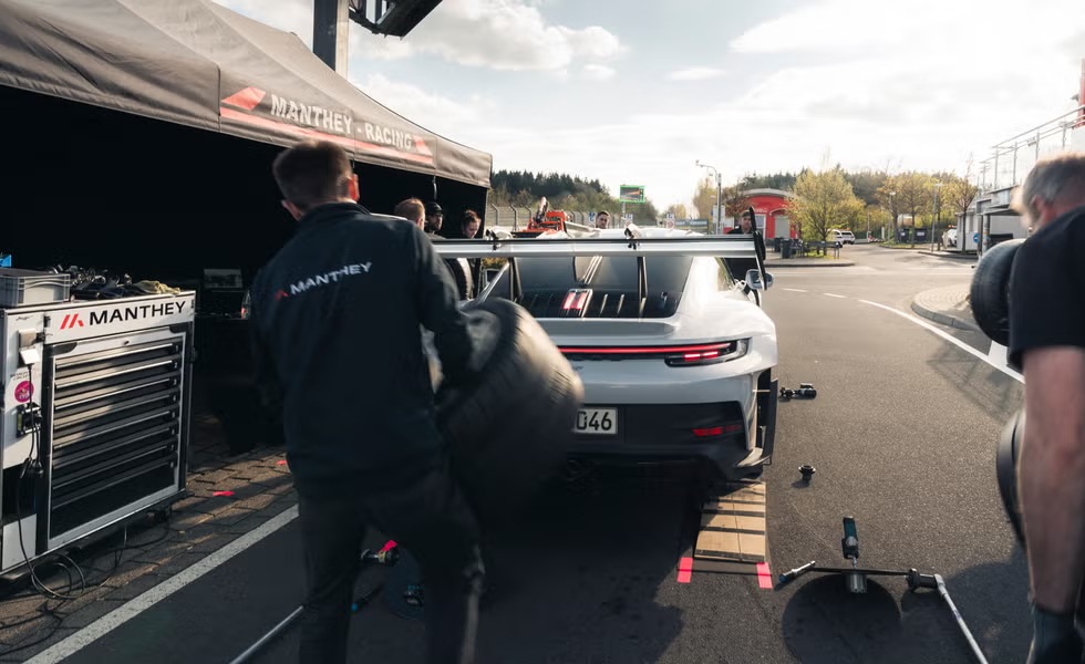 Porsche Pit Crew and Technicians at Nürburgring